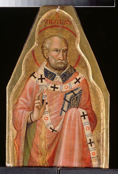 St. Nikolaus von Master of Teplice